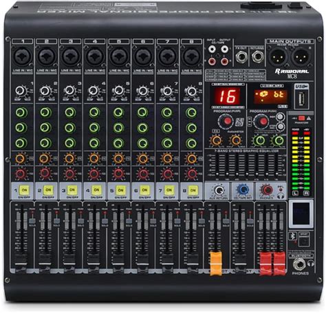 Amazon Channel Audio Interface Dj Mixing Sound Board Dsp