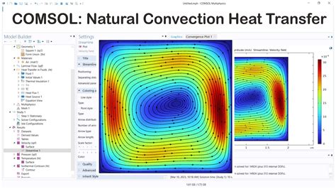 Comsol Natural Convection Heat Transfer Youtube