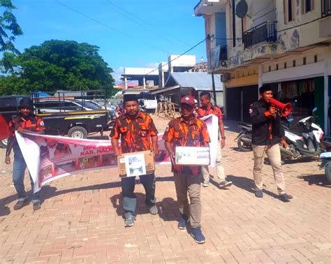 Pemuda Pancasila Halmahera Tengah Galang Dana Untuk Korban Banjir