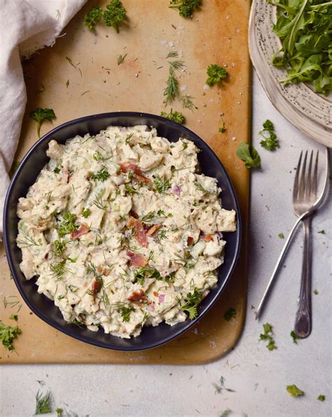 Bacon Ranch Chicken Salad Whole30 Paleo WonkyWonderful