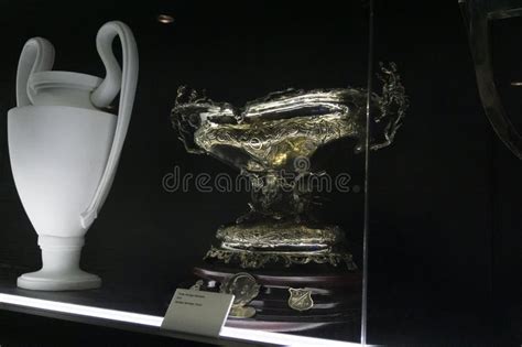 The Old Santiago Bernabeu Trophy Inside Real Madrid Football Club ...