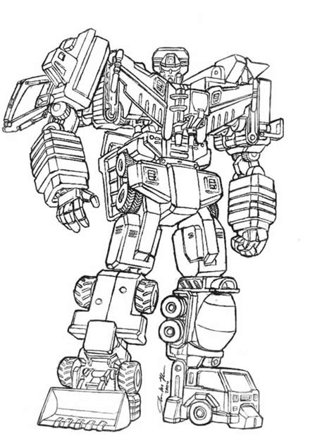 Transformer Robot Coloring Pages Coloring Pages