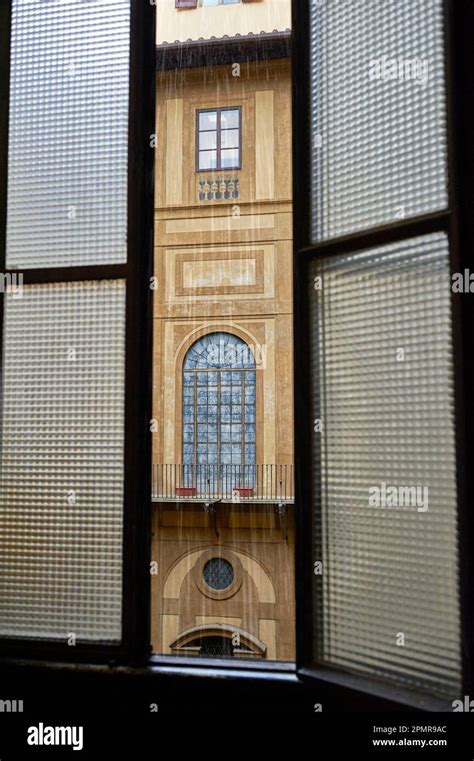 Street View From The Window Of Palazzo Medici Riccardi In Florence