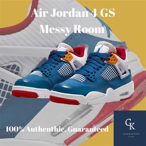 Jual Air Jordan 4 GS Messy Room Shopee Indonesia