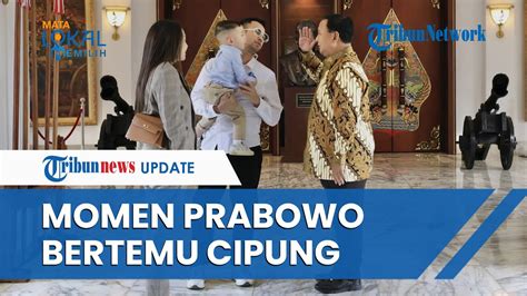 Gerak Gerik Gemoy Prabowo Peluk Cium Saat Bertemu Rayyanza Raffi