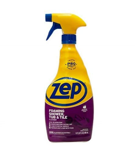 Zep Pro Foaming Shower Tub And Tile Cleaner 32 Fl Oz Spray Bottle Ebay