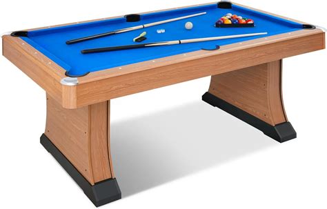 Amazon RayChee 6 Ft Pool Table With Wood Finish Modern Billiard