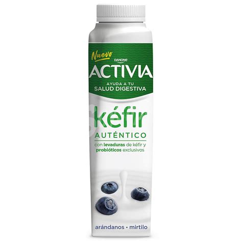 Activia Danone Kéfir Bífidus Líquido Sabor Arándanos Danone Activia 320 G