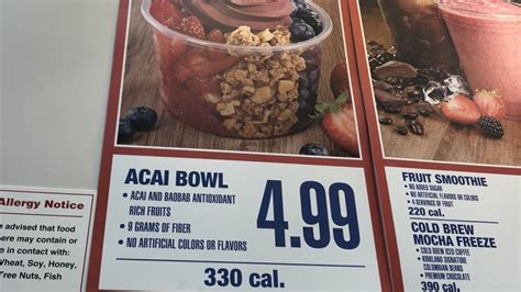 Acai Bowl Nutrition Facts Costco | Besto Blog