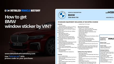 How To Get Your Bmw Window Sticker By Vin Bmw Window Sticker Lookup