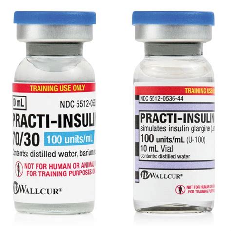 Wallcur 1024854 Practi Insulin 7030 And Insulin Glargine Pack