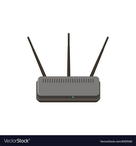 Wireless Router Icon Cartoon Style Royalty Free Vector Image