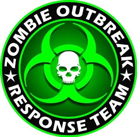 Zombie Outbreak Response Team Decal Sticker By Kmoutfitters