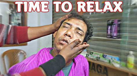 Relax Asim Barber Asim Barber Took A Relaxing Head Massage After His