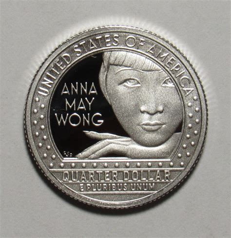 2022 S Silver Proof Anna May Wong American Women Quarter For Sale