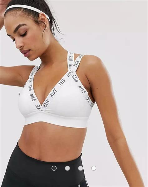 Nike Indy Logo Sports Bra Womens Fashion Activewear On Carousell