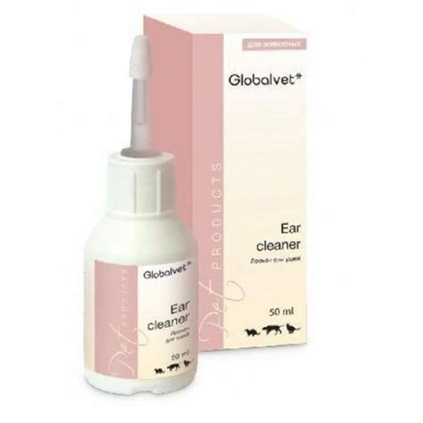 Лосьон Globalvet Ear cleaner для ушей 50мл — купить в интернет-магазине ...