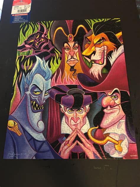 Ceaco Disney Villains 500 Pc Complete R Jigsawpuzzles