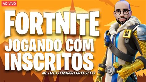 Live Fortnite Jogando Inscritos Querojogar Oracao