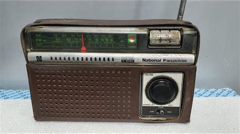 National Panasonic 2 Band Mw Sw Vintage Radio With Case R 234R