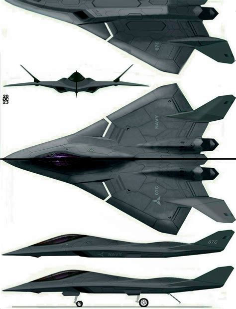 NGAD 6th Gen Fighter Profile on Behance