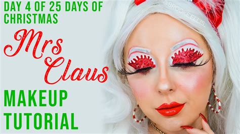 MRS CLAUS CHRISTMAS MAKEUP TUTORIAL BEELUXURY YouTube