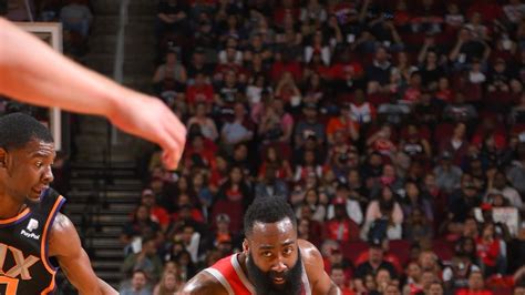 James Harden Hits Deep Three Pointer During Houston Rockets Win Over Phoenix Suns Nba News