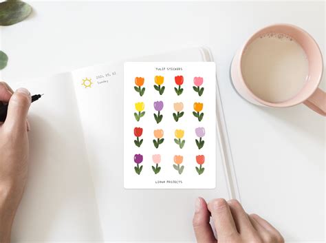 Tulip Stickers Mini Lianaprojects