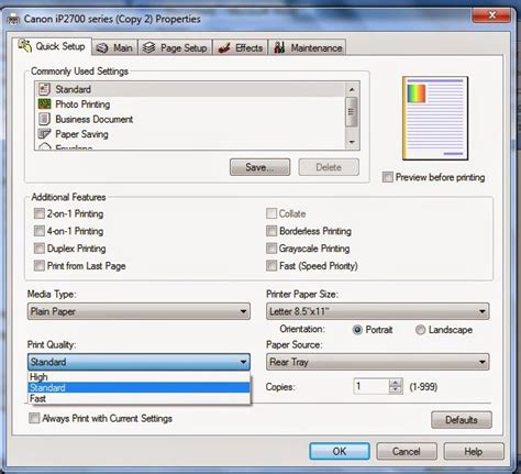 2 Cara Setting Printer High Quality Dengan Hasil Cetakan Memuaskan