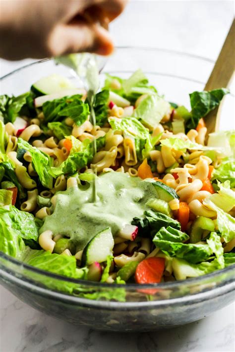 Hemp Ranch Vegan Pasta Salad Emilie Eats