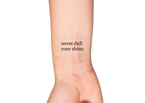 Small Quote Wrist Tattoos