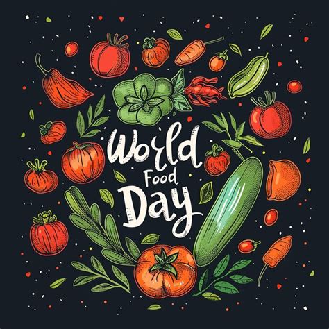 World Food Day Vector Illustration For Social Media Premium Ai