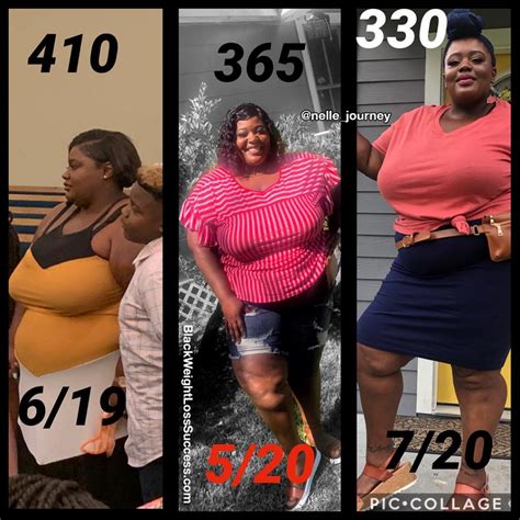 Nelle Lost 110 Pounds Black Weight Loss Success