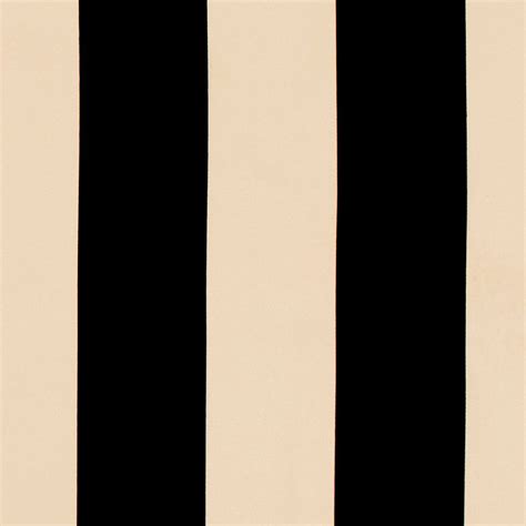 Thick Stripe Black Ecru Fabric Roman Collection Fabrics