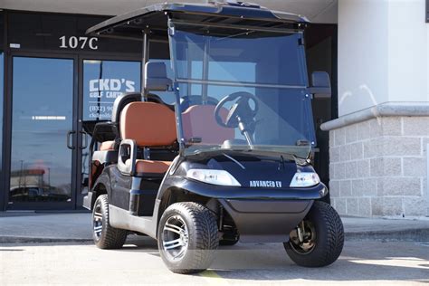 2023 Black Advanced Ev Ckds Golf Carts