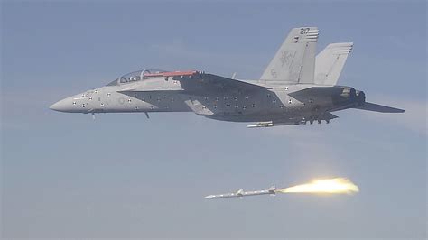 F18 Fires Missiles