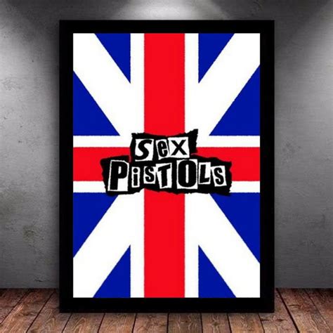 Quadro Banda Sex Pistols Rock N Roll Elo Produtos Especiais