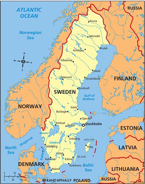 Sweden Map Hd