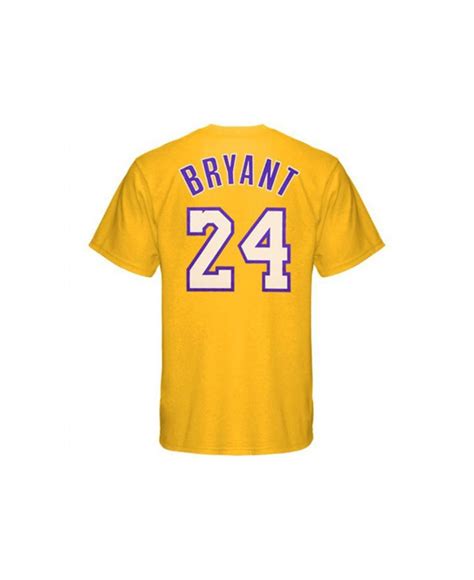 Adidas Originals Mens Los Angeles Lakers Kobe Bryant Player T Shirt In Metallic For Men Lyst