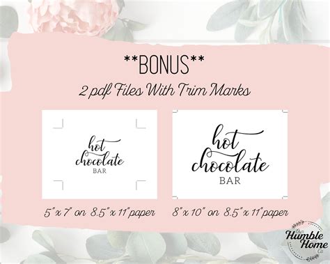 Hot Chocolate Bar Wedding Hot Chocolate Bar Sign Wedding Bar Etsy