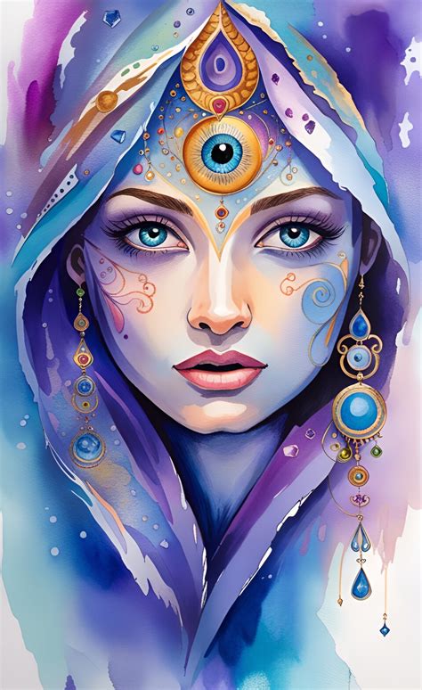 ArtStation - mystic third eye jewel 590 jpg wombo art pack | Artworks