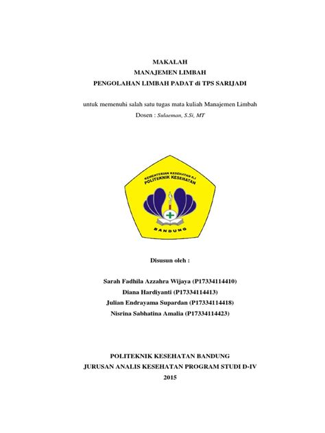 Pdf Pengelolaan Sampah Padat Dokumentips