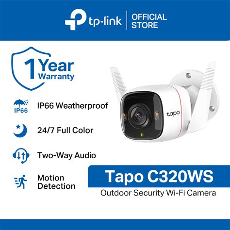 Tp Link Tapo C Ws K Mp Outdoor Security Wi Fi Camera Two Way