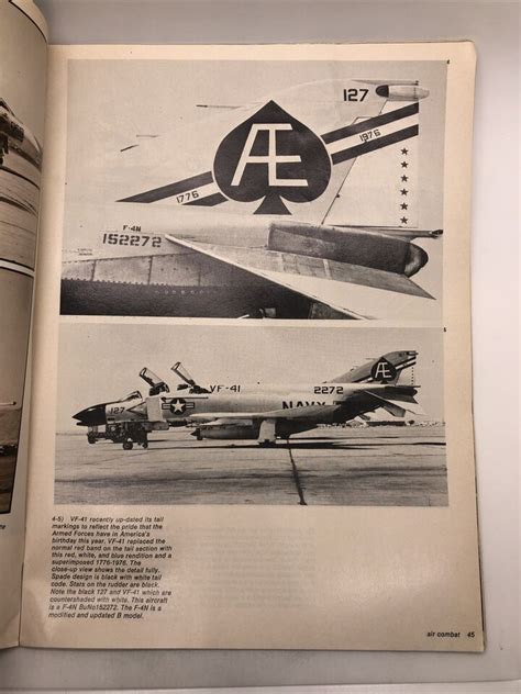 Air Combat Aviation Aircraft Airplane Magazine September 1976 Vol 4 No