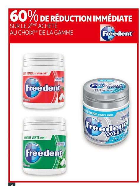 Promo La Gamme Freedent Chez Auchan Icatalogue Fr