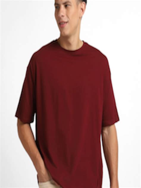 Buy Nobero Round Neck Short Sleeves Oversized Cotton T Shirt Tshirts For Men 26710900 Myntra