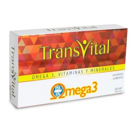 Transvital Suplemento Alimenticio 30 Cápsulas - Comparamed