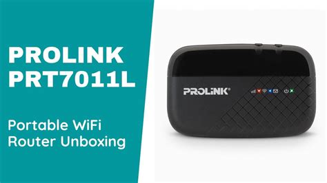 Prolink PRT7011L Smart 4G LTE Wi Fi Hotspot Unboxing YouTube