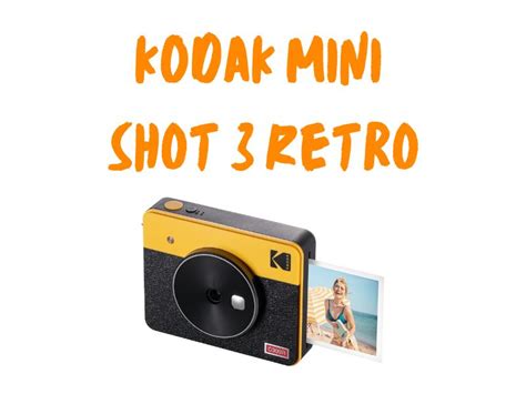 KODAK Mini Shot 3 Retro: Capture and Print Memories Instantly
