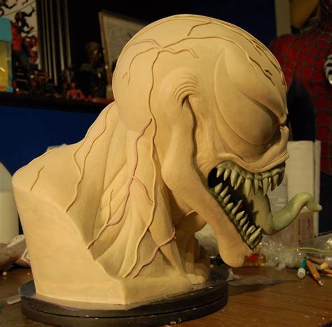 Deviantart Venom Fnaf Sculpting Bust Templates Sculpture Gold